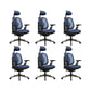 Silla ergonómica moderna para oficina en casa, silla giratoria con brazos ajustables