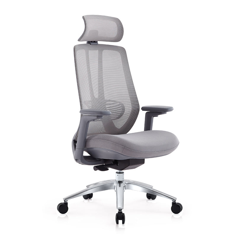 Mesh Swivel Ergonomic Chair Fixed Arms Adjustable Seat Height Office Chair Clearhalo 'furn' 'furn_office_chair' 'Furniture' 'Office Chairs' 'Office Furniture' 'office_chair' 6425483