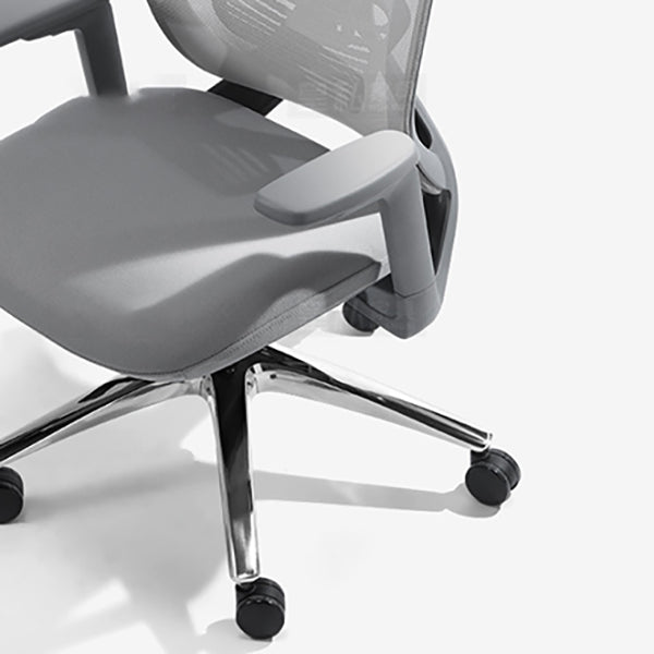 Mesh Swivel Ergonomic Chair Fixed Arms Adjustable Seat Height Office Chair Clearhalo 'furn' 'furn_office_chair' 'Furniture' 'Office Chairs' 'Office Furniture' 'office_chair' 6425490