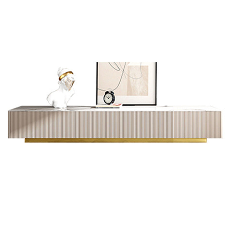 Contemporary Media Console TV Stand Stone TV Stand with 5 Drawers 71"L x 16"W x 12"H Clearhalo 'furn' 'furn_tv_stands_entertainment_centers' 'Furniture' 'Living Room Furniture' 'TV Stands & Entertainment Centers' 'TV Stands & Media Storage Furniture' 'tv_stands_entertainment_centers' 6425980