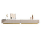 Contemporary Media Console TV Stand Stone TV Stand with 5 Drawers 94.5"L x 16"W x 12"H Clearhalo 'furn' 'furn_tv_stands_entertainment_centers' 'Furniture' 'Living Room Furniture' 'TV Stands & Entertainment Centers' 'TV Stands & Media Storage Furniture' 'tv_stands_entertainment_centers' 6425982