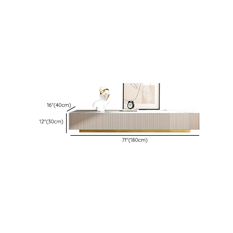 Contemporary Media Console TV Stand Stone TV Stand with 5 Drawers Clearhalo 'furn' 'furn_tv_stands_entertainment_centers' 'Furniture' 'Living Room Furniture' 'TV Stands & Entertainment Centers' 'TV Stands & Media Storage Furniture' 'tv_stands_entertainment_centers' 6425997
