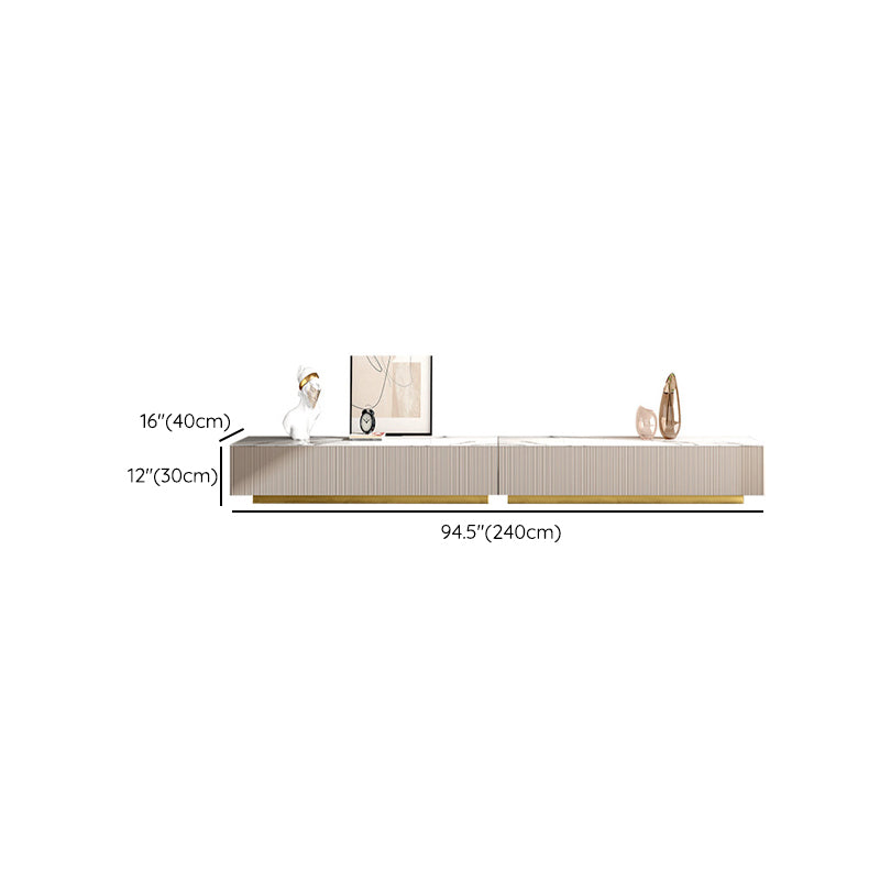 Contemporary Media Console TV Stand Stone TV Stand with 5 Drawers Clearhalo 'furn' 'furn_tv_stands_entertainment_centers' 'Furniture' 'Living Room Furniture' 'TV Stands & Entertainment Centers' 'TV Stands & Media Storage Furniture' 'tv_stands_entertainment_centers' 6425998