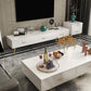 Glam Style TV Stand White Colour Enclosed Storage TV Console with Cabinet Clearhalo 'furn' 'furn_tv_stands_entertainment_centers' 'Furniture' 'Living Room Furniture' 'TV Stands & Entertainment Centers' 'TV Stands & Media Storage Furniture' 'tv_stands_entertainment_centers' 6426016