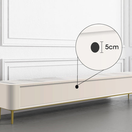 Rectangle Enclosed Storage TV Stand Luxury Sintered Stone Home Stand Console Clearhalo 'furn' 'furn_tv_stands_entertainment_centers' 'Furniture' 'Living Room Furniture' 'TV Stands & Entertainment Centers' 'TV Stands & Media Storage Furniture' 'tv_stands_entertainment_centers' 6426081