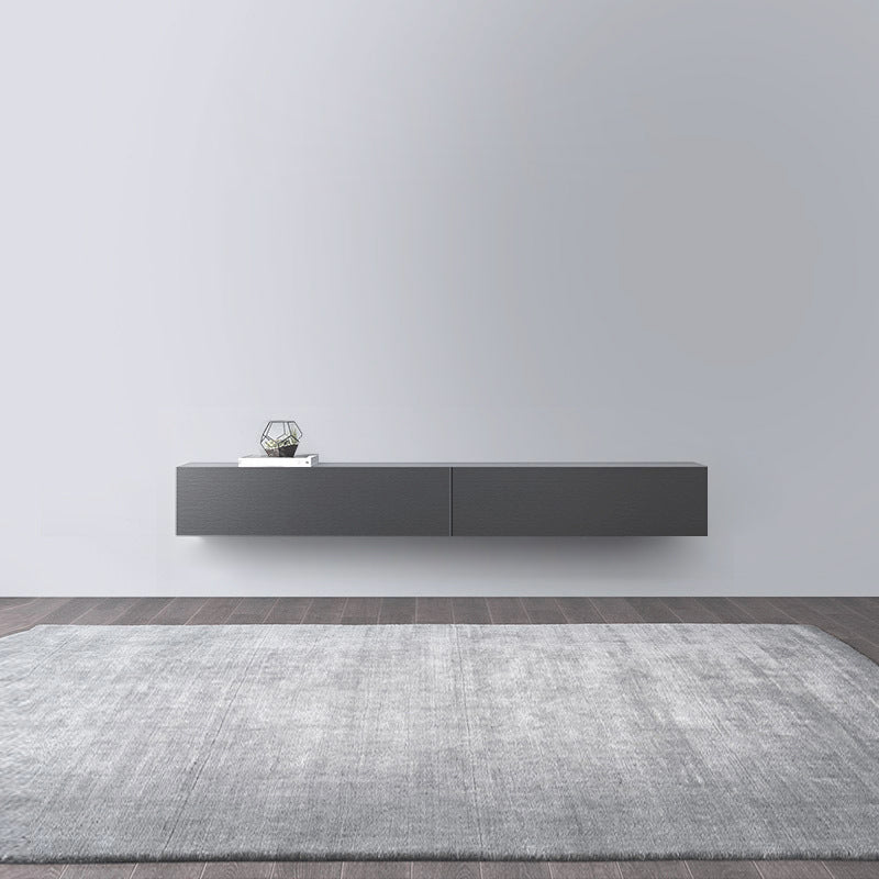 Modern Wood TV Stand Console Floating Black TV Media Stand for Living Room 59.1"L x 13.8"W x 11.8"H Clearhalo 'furn' 'furn_tv_stands_entertainment_centers' 'Furniture' 'Living Room Furniture' 'TV Stands & Entertainment Centers' 'TV Stands & Media Storage Furniture' 'tv_stands_entertainment_centers' 6426125