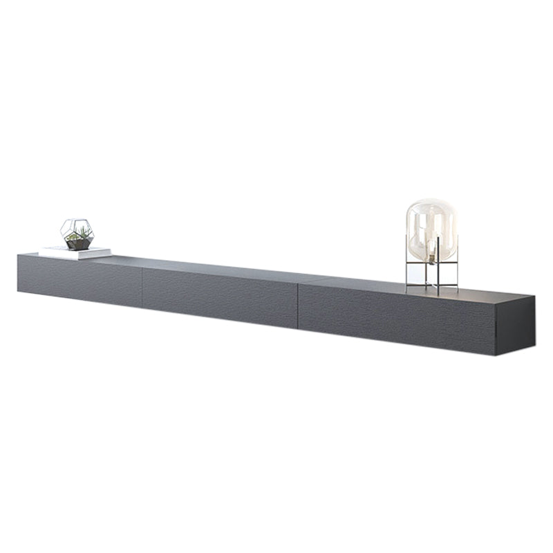 Modern Wood TV Stand Console Floating Black TV Media Stand for Living Room Clearhalo 'furn' 'furn_tv_stands_entertainment_centers' 'Furniture' 'Living Room Furniture' 'TV Stands & Entertainment Centers' 'TV Stands & Media Storage Furniture' 'tv_stands_entertainment_centers' 6426128