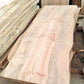 Console multimédia en bois naturel avec étagères, meuble TV industriel, bois de pin