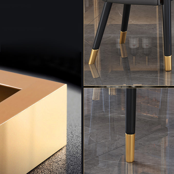 Rectangle Stone Dining Table Luxury Dining Table for Dining Room Clearhalo 'Dining Tables & Seating' 'Dining Tables' 'dining_table' 'furn' 'furn_dining_table' 'Furniture' 'Kitchen & Dining Furniture' 6426628