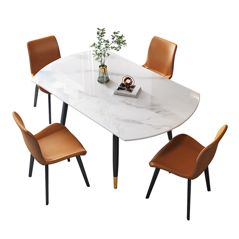 Tavolo da pranzo rotondo allungabile Tavolo da pranzo moderno in pietra