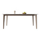 Mid-Century Rectangle Dining Table Stone Dining Table with Solid Wood Legs Without Chairs Clearhalo 'Dining Tables & Seating' 'Dining Tables' 'dining_table' 'furn' 'furn_dining_table' 'Furniture' 'Kitchen & Dining Furniture' 6426727