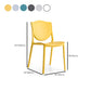 Nordic Armless Side Chairs Open Back Chairs with Plastic Legs for Home Use Clearhalo 'Dining Chairs' 'Dining Tables & Seating' 'dining_chair' 'furn' 'furn_dining_chair' 'Furniture' 'Kitchen & Dining Furniture' 6426812