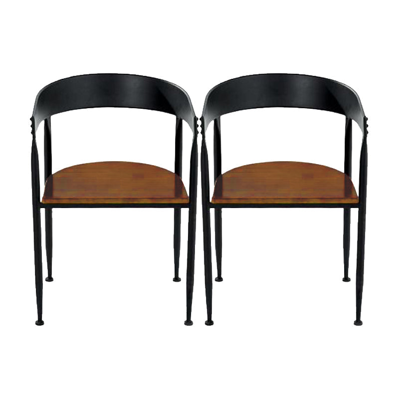 Sedia da pranzo in cucina industriale sedia da pranzo aperta con gambe in metallo