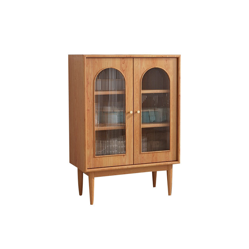 Cuffet in stile moderno Sideboard in legno massiccio da 42,5 "Herbone a buffet con armadi