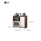 Contemporary Style Buffet Sideboard Wood Buffet Stand with Cabinet