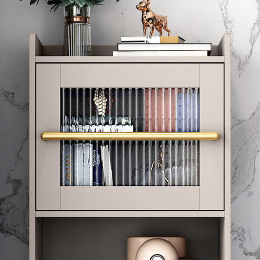 Tavolino in legno a buffet da pranzo in stile glam con armadio e cassetto