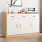 Contemporary Style Buffet Sideboard Wood Sideboard with Cabinets and Drawer Clearhalo 'buffet_sideboard' 'Buffets & Sideboards' 'furn' 'furn_buffet_sideboard' 'Furniture' 'Kitchen & Dining Furniture' 6427191