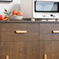 Contemporary Style Buffet Sideboard Wood Sideboard with Cabinets and Drawer Clearhalo 'buffet_sideboard' 'Buffets & Sideboards' 'furn' 'furn_buffet_sideboard' 'Furniture' 'Kitchen & Dining Furniture' 6427202