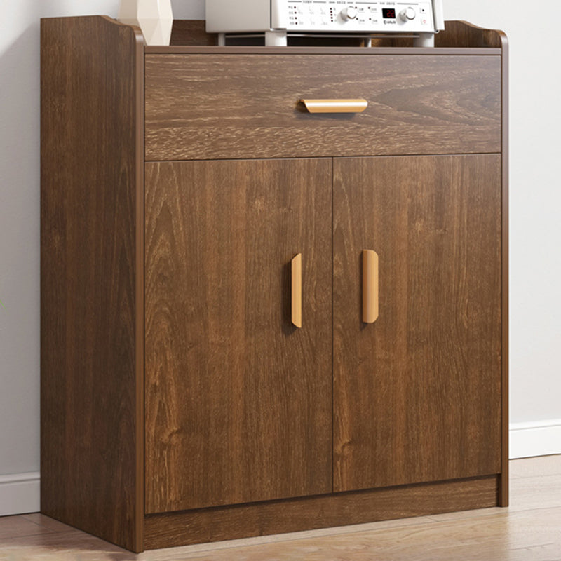 Contemporary Style Buffet Sideboard Wood Sideboard with Cabinets and Drawer Clearhalo 'buffet_sideboard' 'Buffets & Sideboards' 'furn' 'furn_buffet_sideboard' 'Furniture' 'Kitchen & Dining Furniture' 6427205
