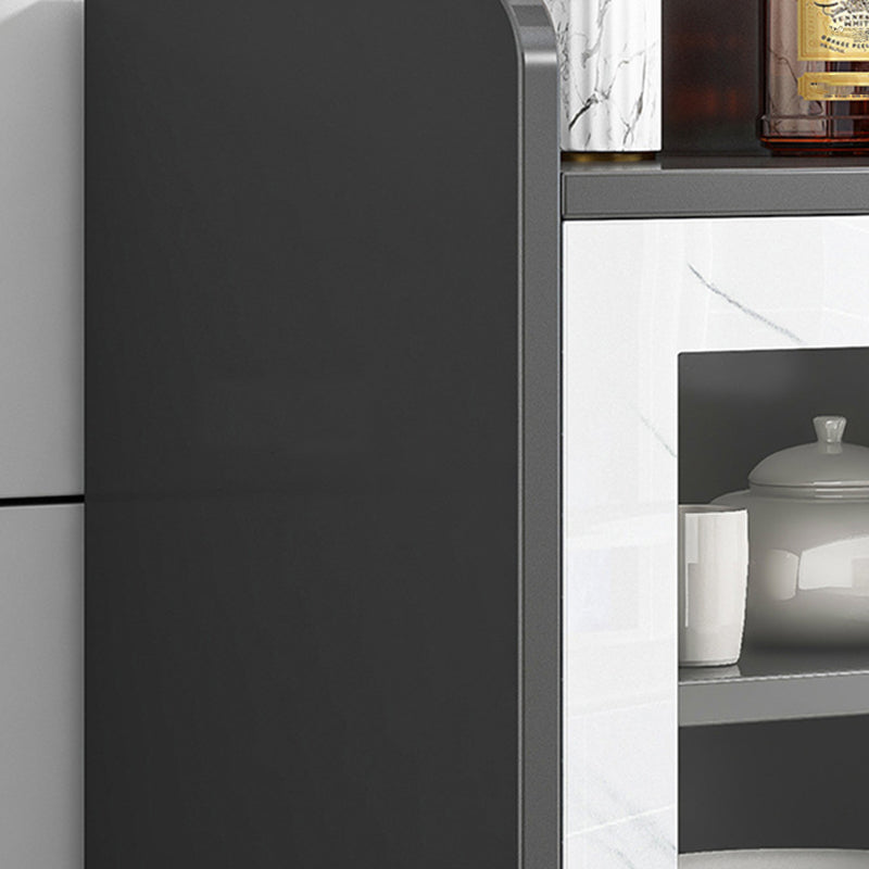 Contemporary Style Buffet Sideboard Wood Sideboard with Cabinets Clearhalo 'buffet_sideboard' 'Buffets & Sideboards' 'furn' 'furn_buffet_sideboard' 'Furniture' 'Kitchen & Dining Furniture' 6427218