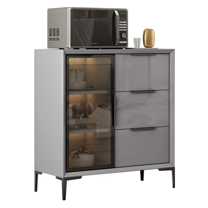 Moderni moderni mobili a buffet buffet sideboard con luci a LED