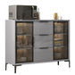 Moderni moderni mobili a buffet buffet sideboard con luci a LED