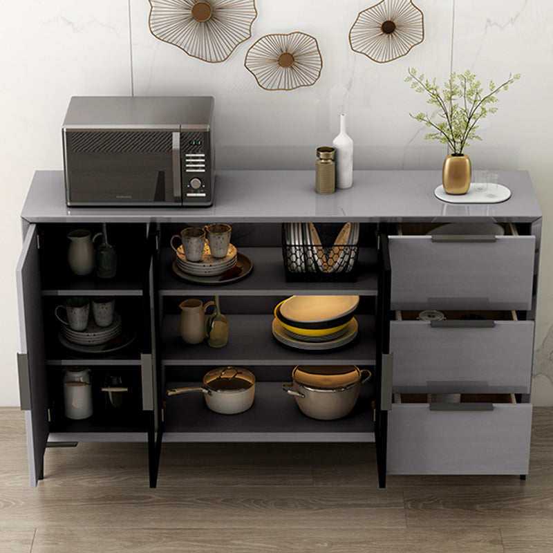 Moderni moderni mobili a buffet buffet sideboard con luci a LED