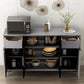 Moderni moderni mobili a buffet buffet sideboard con luci a LED