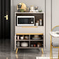 Sideboard a buffet in stile moderno Sideboard in pietra con cassetto e armadi