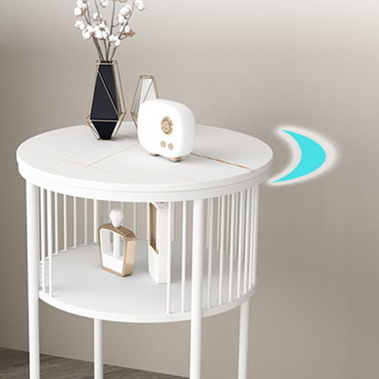 Accento industriale Tavolo da comodino Massicello da comodino per camera da letto