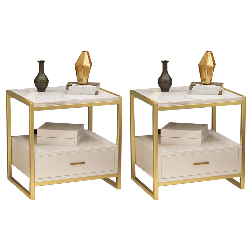 Cajones incluidos cabina de noche Mesa nocturna contemporánea para dormitorio