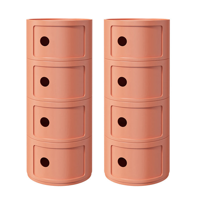 Zeitgenössischer Akzenttisch Nachttisch mehrfarbigbett Nachttisch mit Schränken