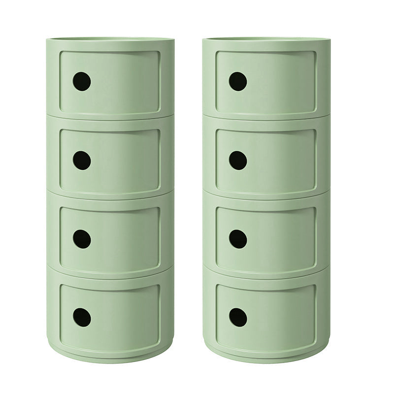 Zeitgenössischer Akzenttisch Nachttisch mehrfarbigbett Nachttisch mit Schränken