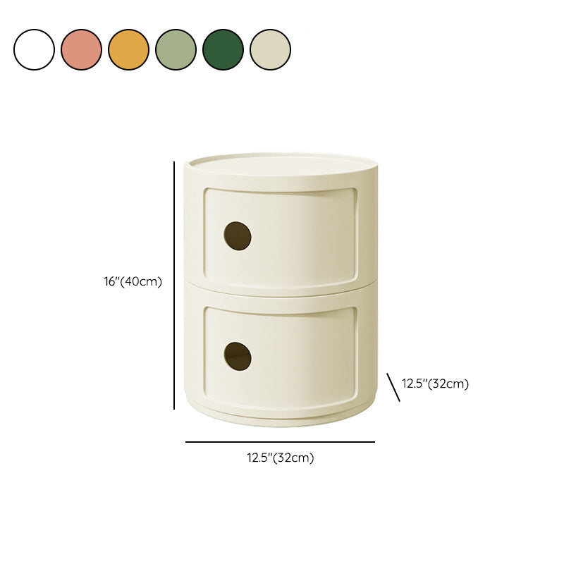 Zeitgenössischer Akzenttisch Nachttisch mehrfarbigbett Nachttisch mit Schränken