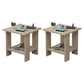 Wood Accent Table Nightstand Open Storage Night Table with 2 Shelves Wood 2 Piece Set Clearhalo 'Bedroom Furniture' 'furn' 'furn_night_stand' 'Furniture' 'night_stand' 'Nightstands' 6427778