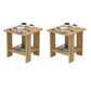 Wood Accent Table Nightstand Open Storage Night Table with 2 Shelves Natural 2 Piece Set Clearhalo 'Bedroom Furniture' 'furn' 'furn_night_stand' 'Furniture' 'night_stand' 'Nightstands' 6427779
