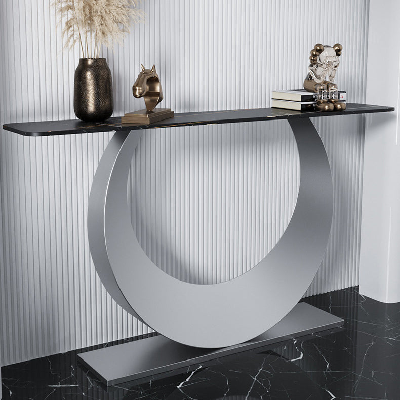 Rectangle Console Accent Table Glam Antique Finish Console Sofa Table