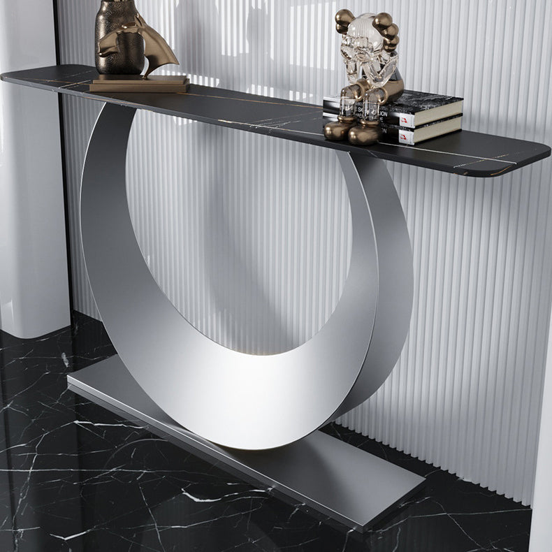 Rectangle Console Accent Table Glam Antique Finish Console Sofa Table