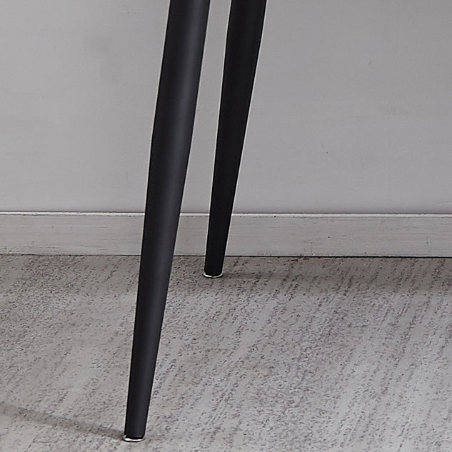 Rechthoekige eigentijdse schrijfbureau Parsons kantoor bureau met metalen benen