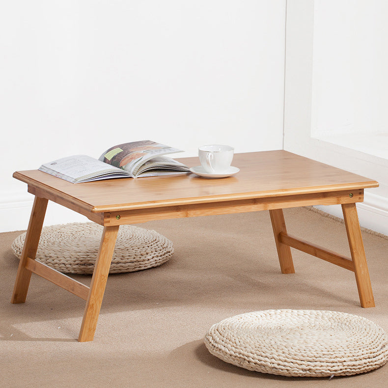 Massief hout modern laptop bureau zweven rechthoekig schrijfbureau