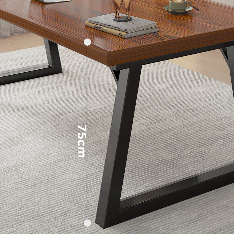 Contemporary Writing Desk Rectangular Computer Desk for Dormitory Clearhalo 'furn' 'furn_office_desk' 'Furniture' 'Office Desks' 'Office Furniture' 'office_desk' 6428556