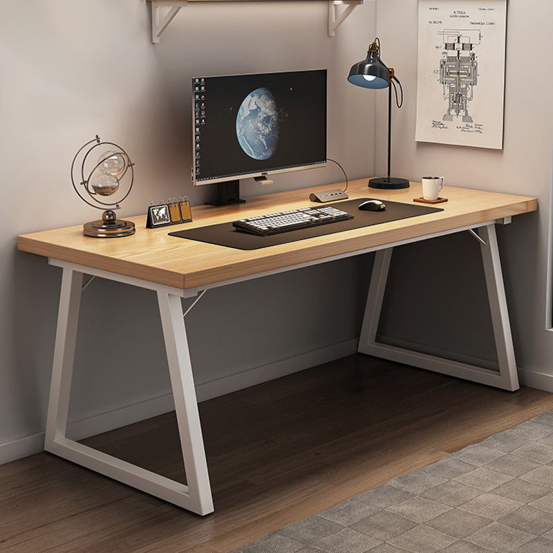 Contemporary Writing Desk Rectangular Computer Desk for Dormitory Clearhalo 'furn' 'furn_office_desk' 'Furniture' 'Office Desks' 'Office Furniture' 'office_desk' 6428566