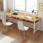 Modern Wooden Office Desk Rectangular Writing Desk with Shelf Clearhalo 'furn' 'furn_office_desk' 'Furniture' 'Office Desks' 'Office Furniture' 'office_desk' 6428714