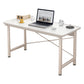 Modern Wooden Office Desk Rectangular Writing Desk with Shelf 31"L x 16"W x 29"H White No Shelf Clearhalo 'furn' 'furn_office_desk' 'Furniture' 'Office Desks' 'Office Furniture' 'office_desk' 6428720