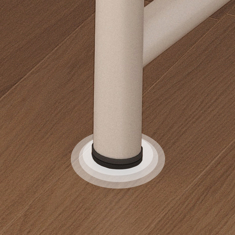 Modern Wooden Office Desk Rectangular Writing Desk with Shelf Clearhalo 'furn' 'furn_office_desk' 'Furniture' 'Office Desks' 'Office Furniture' 'office_desk' 6428728