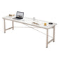 Modern Wooden Office Desk Rectangular Writing Desk with Shelf 63"L x 20"W x 29"H White No Shelf Clearhalo 'furn' 'furn_office_desk' 'Furniture' 'Office Desks' 'Office Furniture' 'office_desk' 6428729