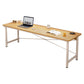 Modern Wooden Office Desk Rectangular Writing Desk with Shelf 63"L x 20"W x 29"H Natural No Shelf Clearhalo 'furn' 'furn_office_desk' 'Furniture' 'Office Desks' 'Office Furniture' 'office_desk' 6428739