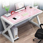 Rectangular Glass Top Office Desk Contemporary Computer Desk Clearhalo 'furn' 'furn_office_desk' 'Furniture' 'Office Desks' 'Office Furniture' 'office_desk' 6428779