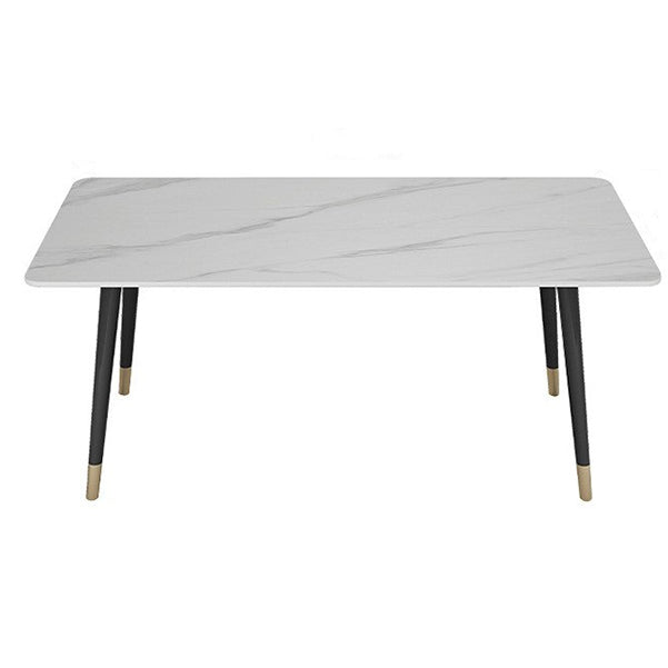 Descrito de escritura de piedra contemporánea escritorio de oficina de 29.53 pulgadas de altura con base de Parsons