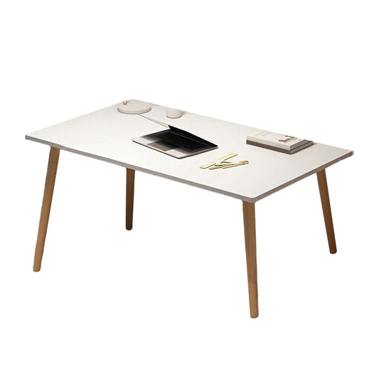 Home 28.74 "Tall Writing Desk Parsons Base houten schrijfbureau met benen